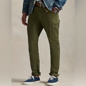 Ralph Lauren Polo Canvas Cargo Slim Fit Utility Pants 32 32